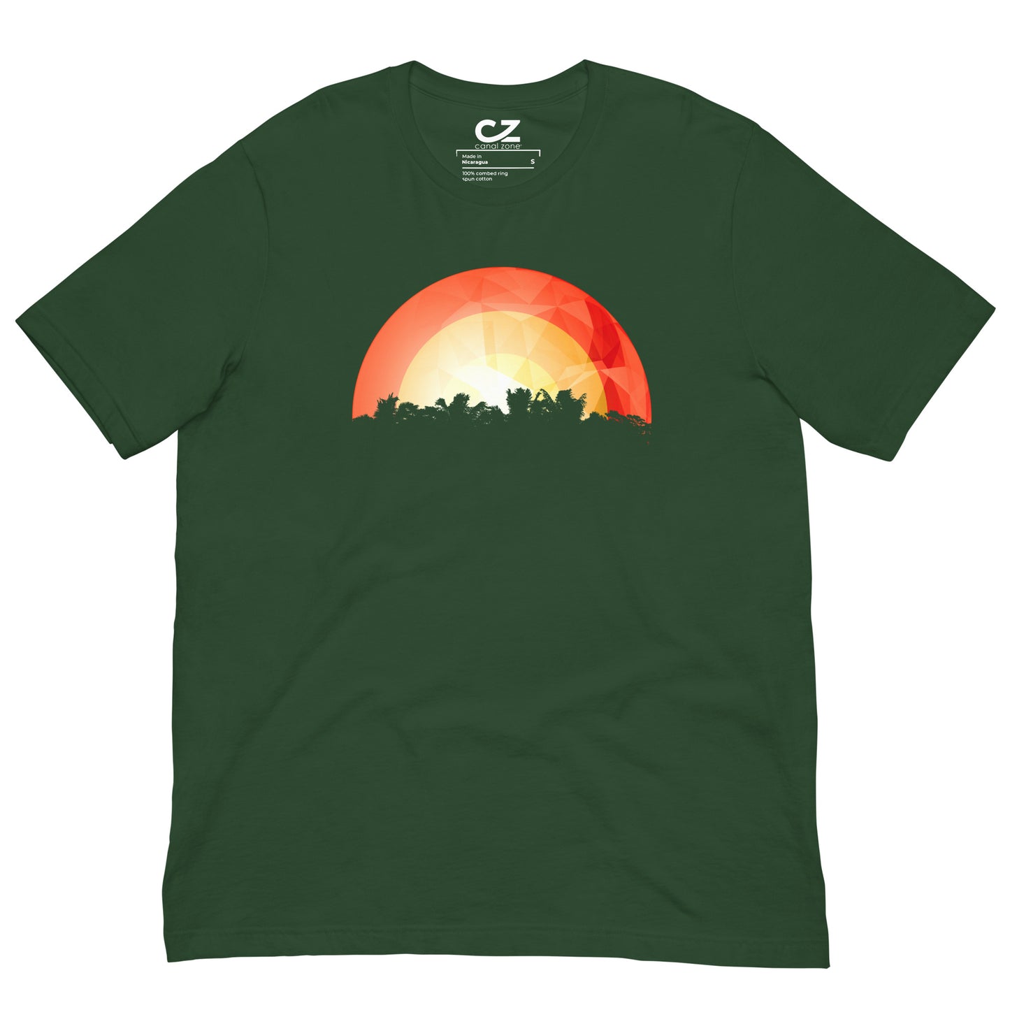 Jungle Rainbow Sunset, Unisex t-shirt