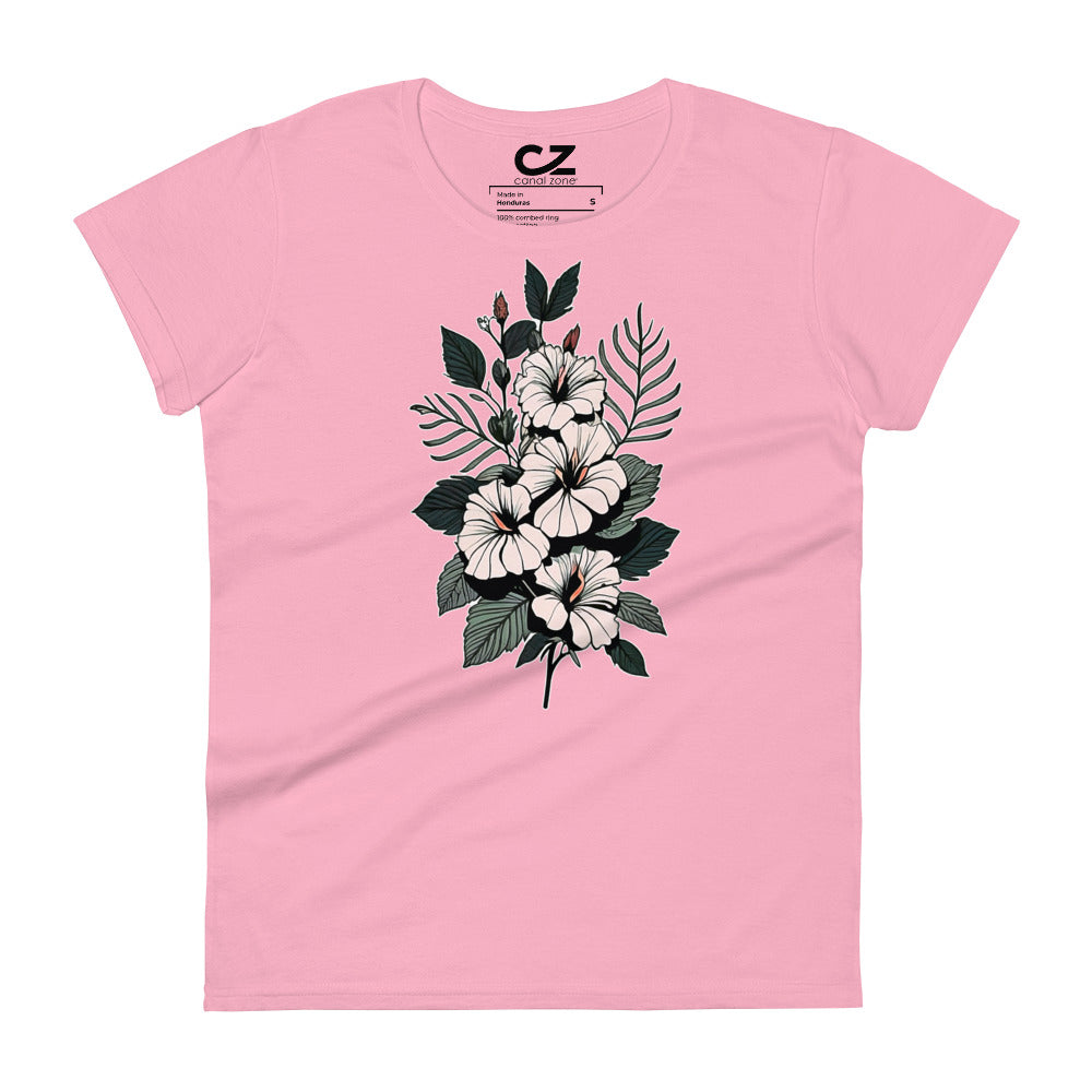 Hibiscus, Women's short sleeve t-shirt