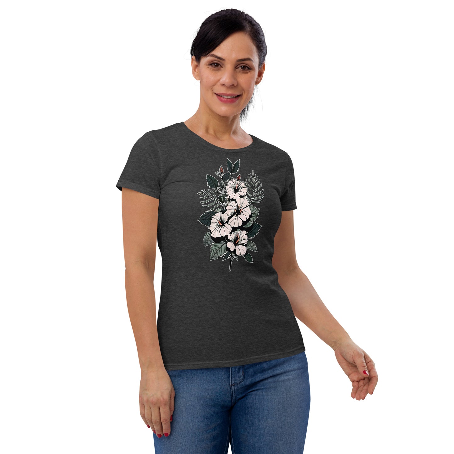 Hibiscus, Women's short sleeve t-shirt