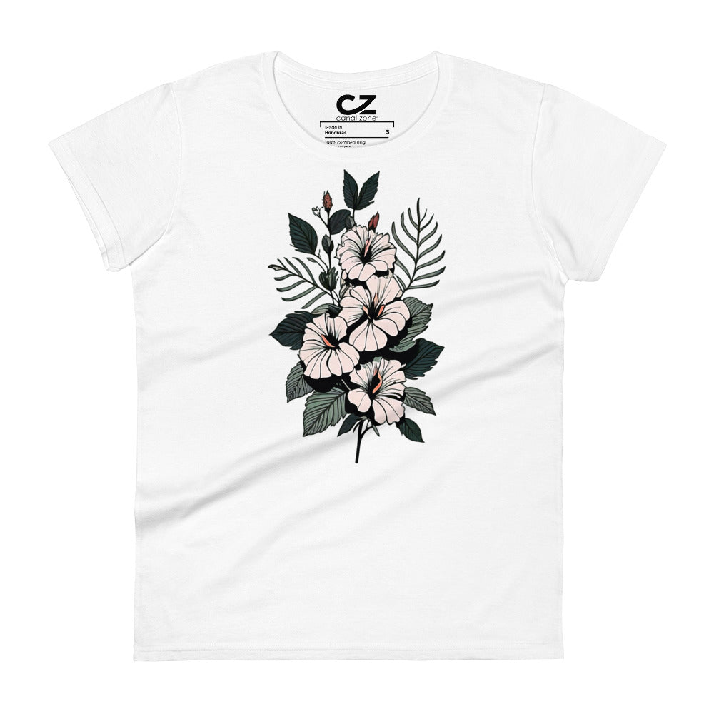 Hibiscus, Women's short sleeve t-shirt