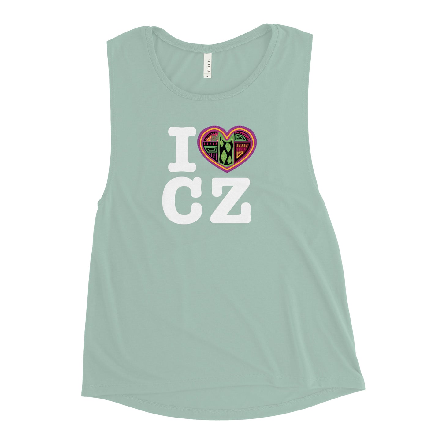 I Love CZ, Ladies’ Muscle Tank