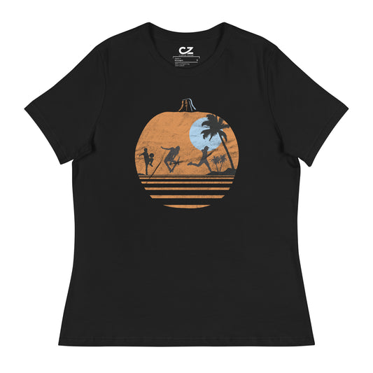 Halloween Moon, Women's Relaxed T-Shirt