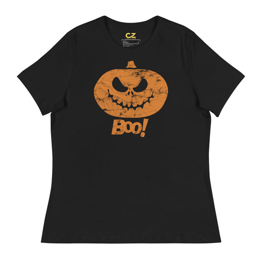 Pumpkin Boo, Women's Relaxed T-Shirt