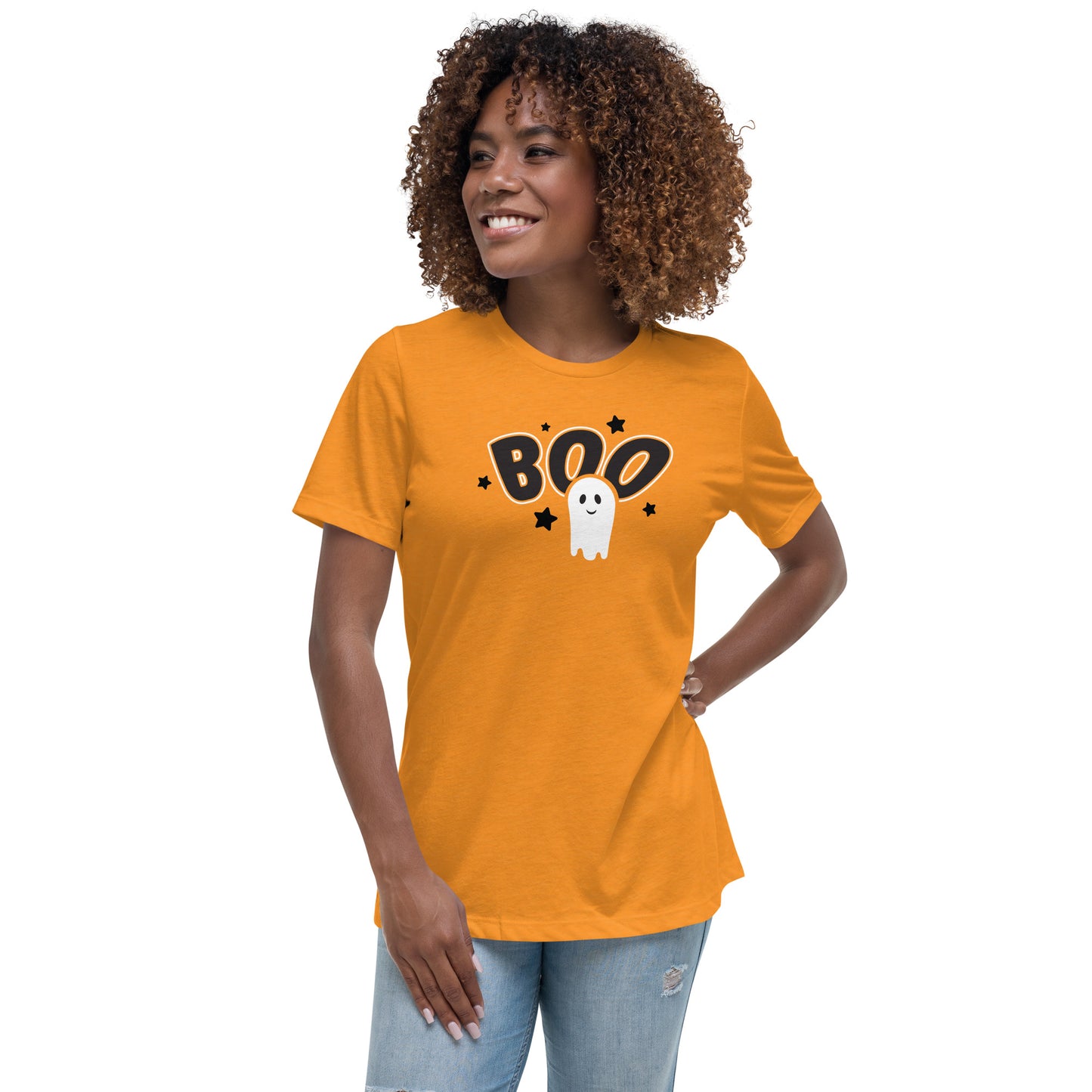 Boo, Women's Relaxed T-Shirt