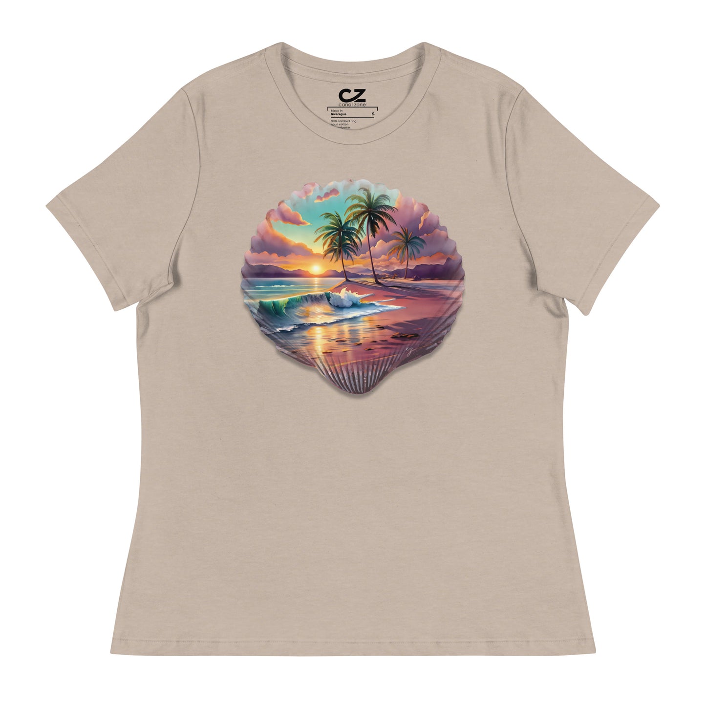 Shell Beach Women's Relaxed T-Shirt