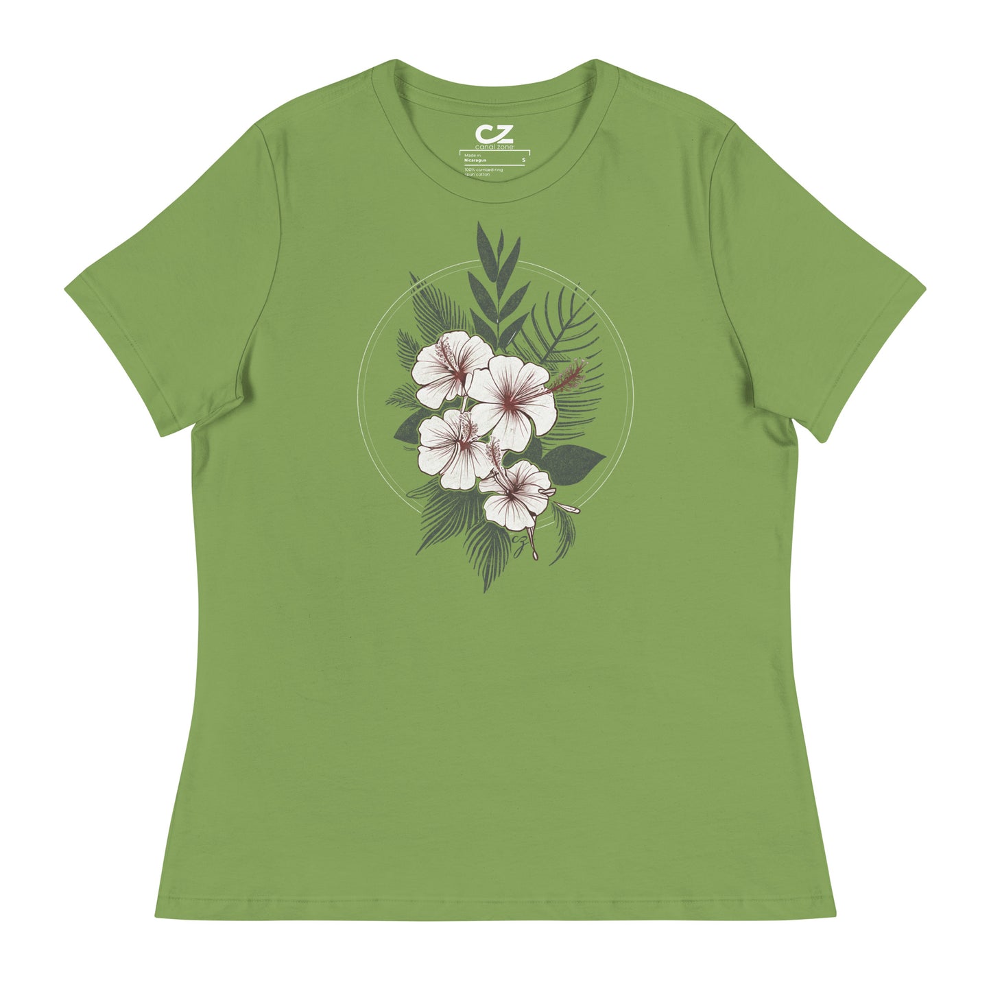 Hibiscus, Weathered, Women's Relaxed T-Shirt