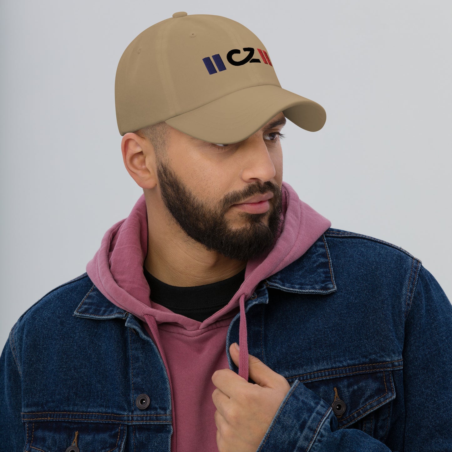 Red & Blue CZ Dad hat