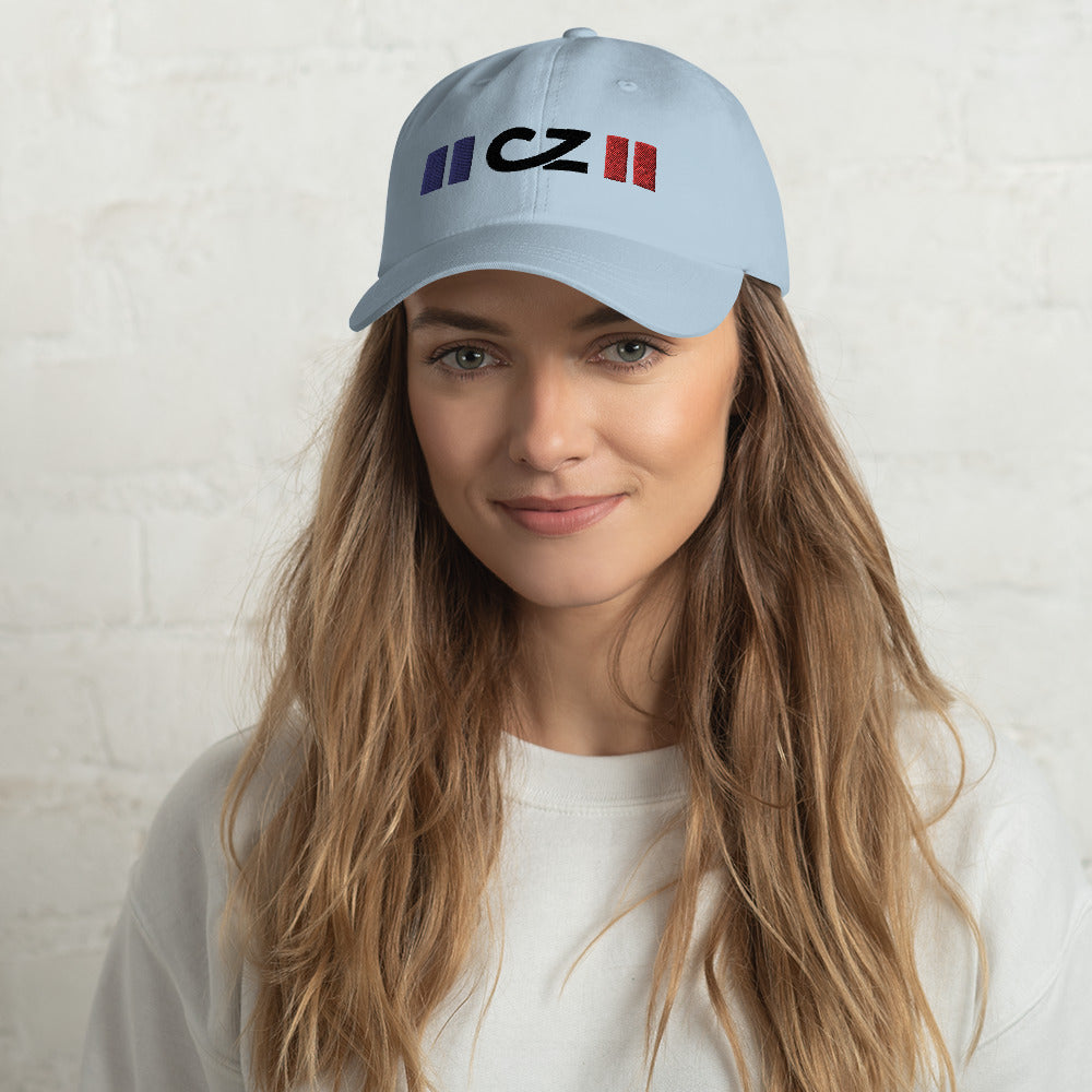 Red & Blue CZ Dad hat