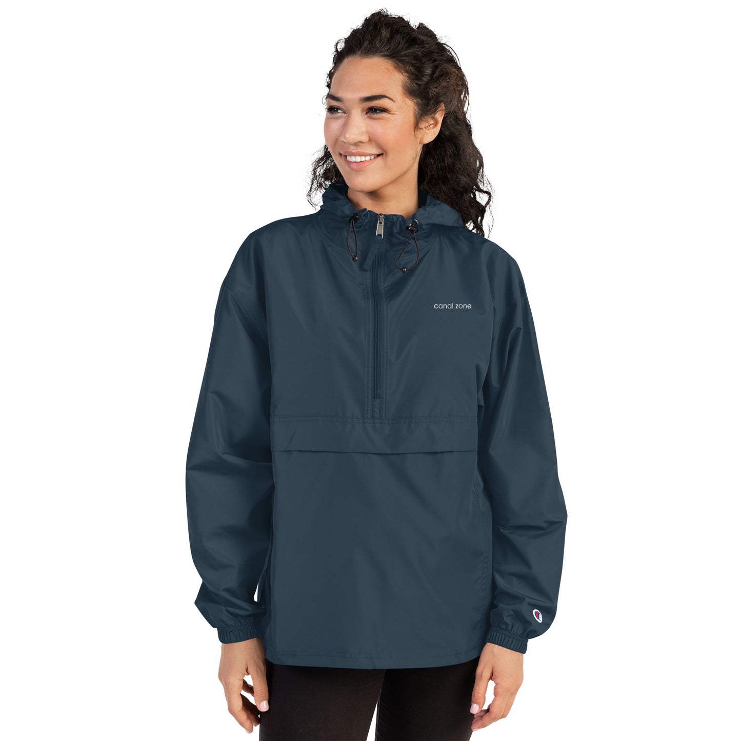 Canal Zone Embroidered Champion Packable Jacket