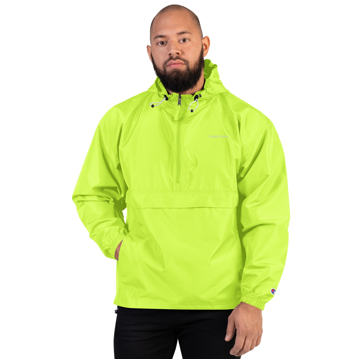 Canal Zone Embroidered Champion Packable Jacket