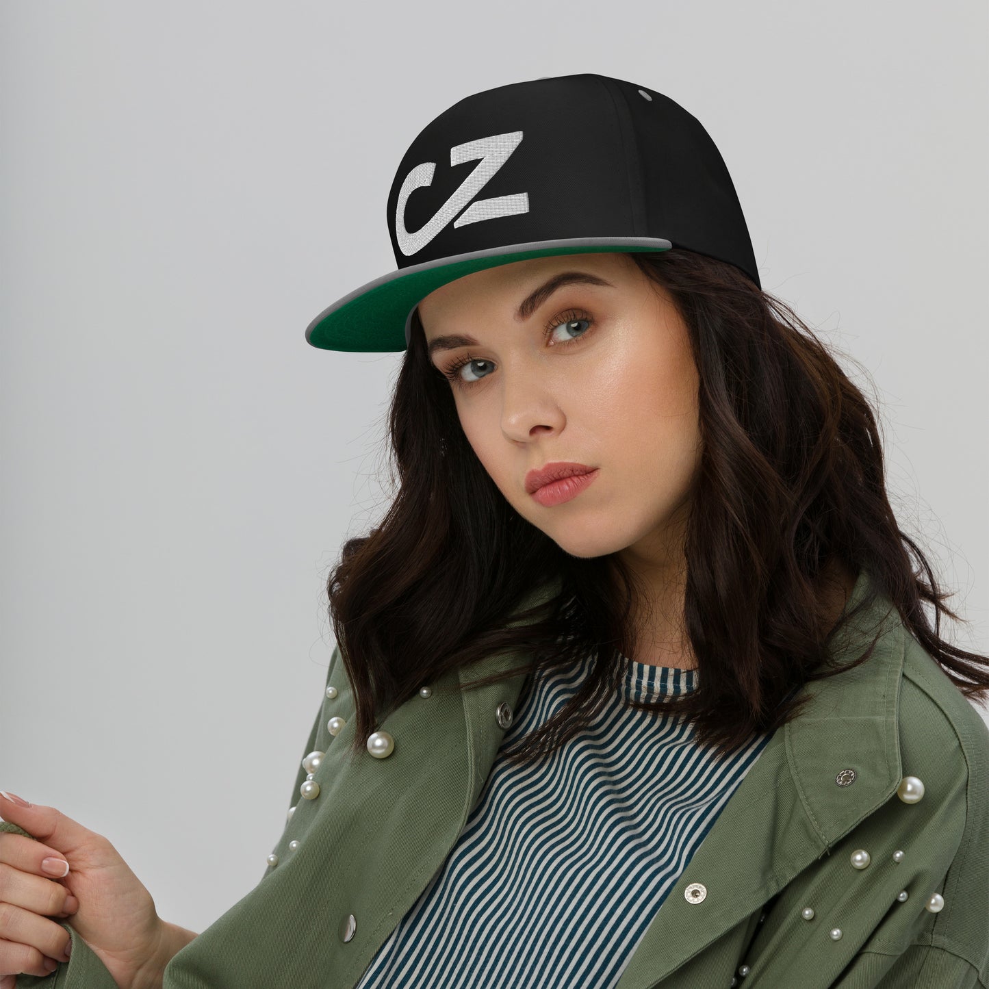 CZ logo, Flat Bill Cap