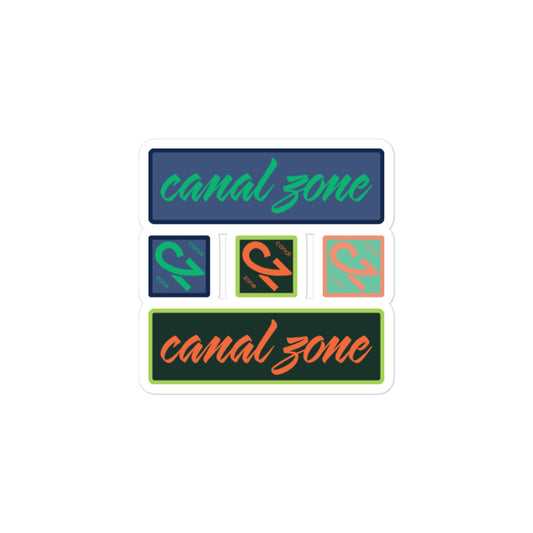 Canal Zone & CZ stickers Bubble-free stickers