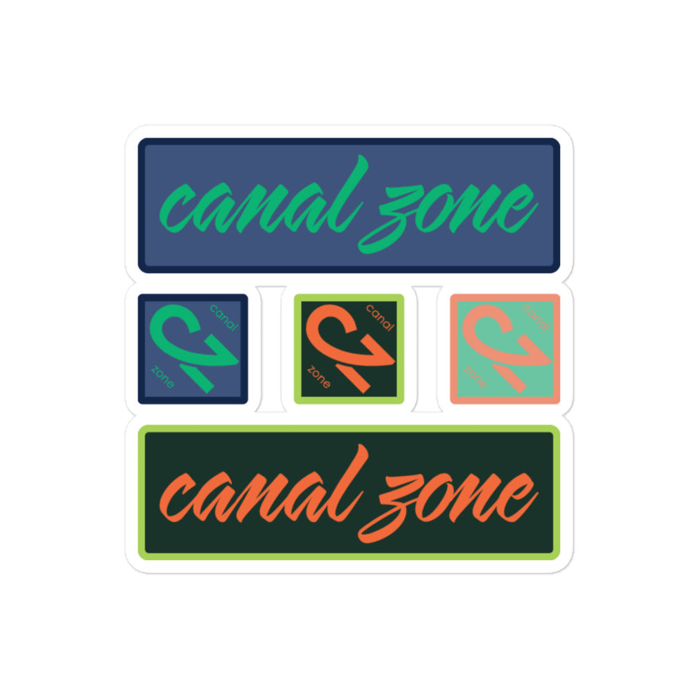 Canal Zone & CZ stickers Bubble-free stickers