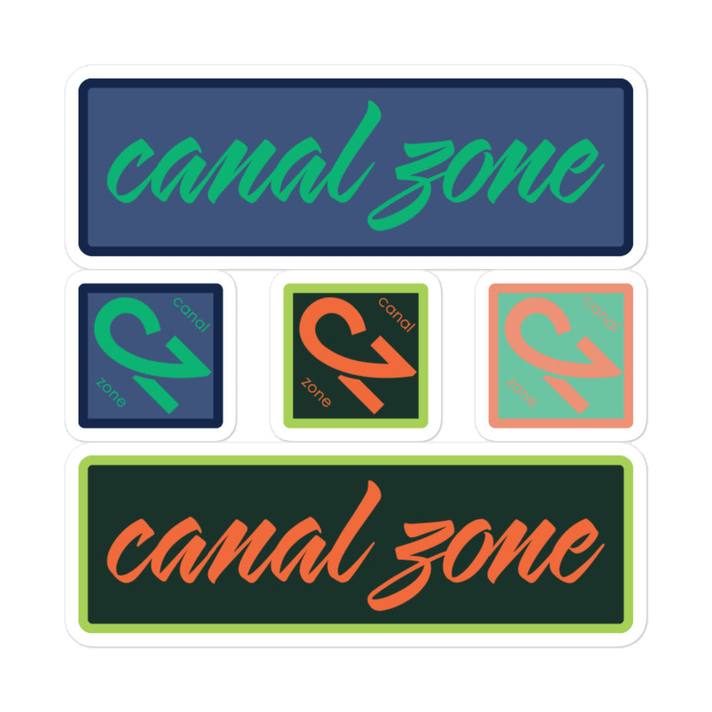 Canal Zone & CZ stickers Bubble-free stickers