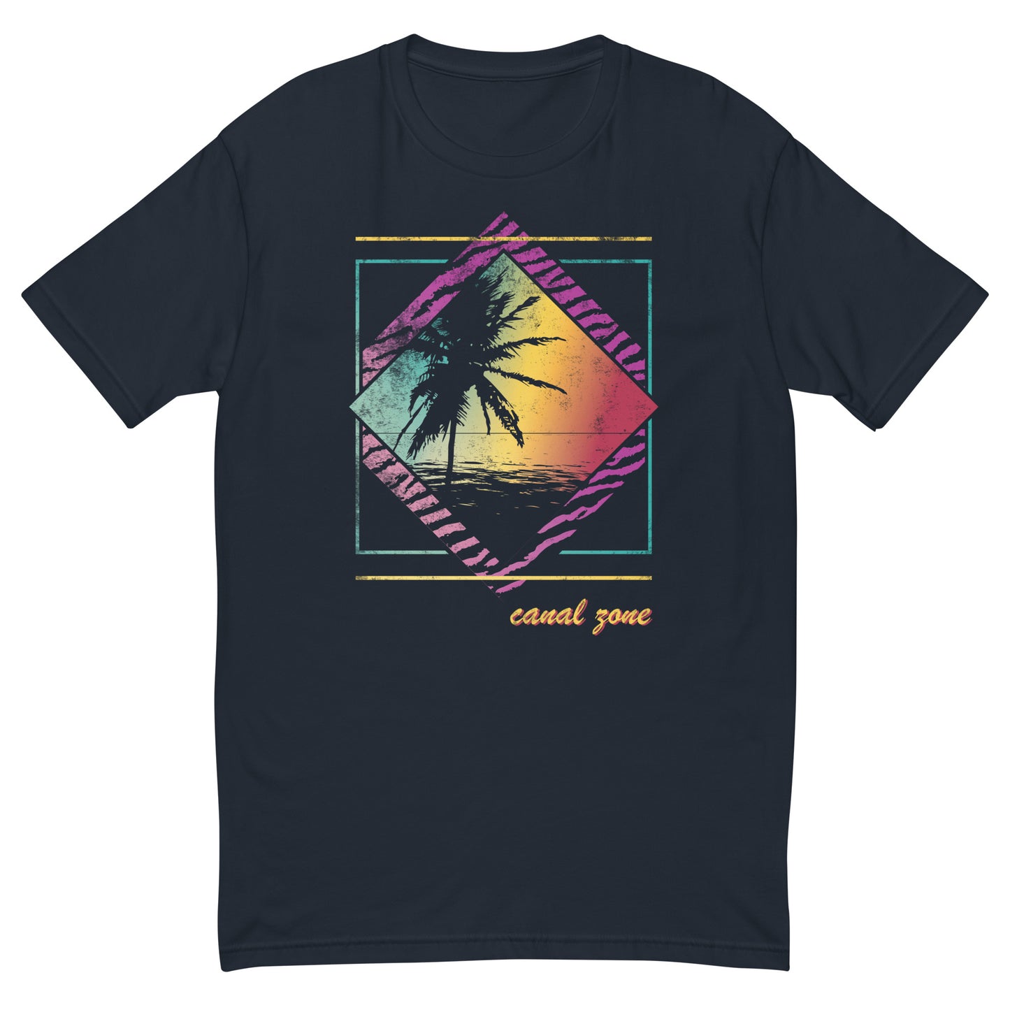 80s Beach Vibe, short sleeve T-shirt