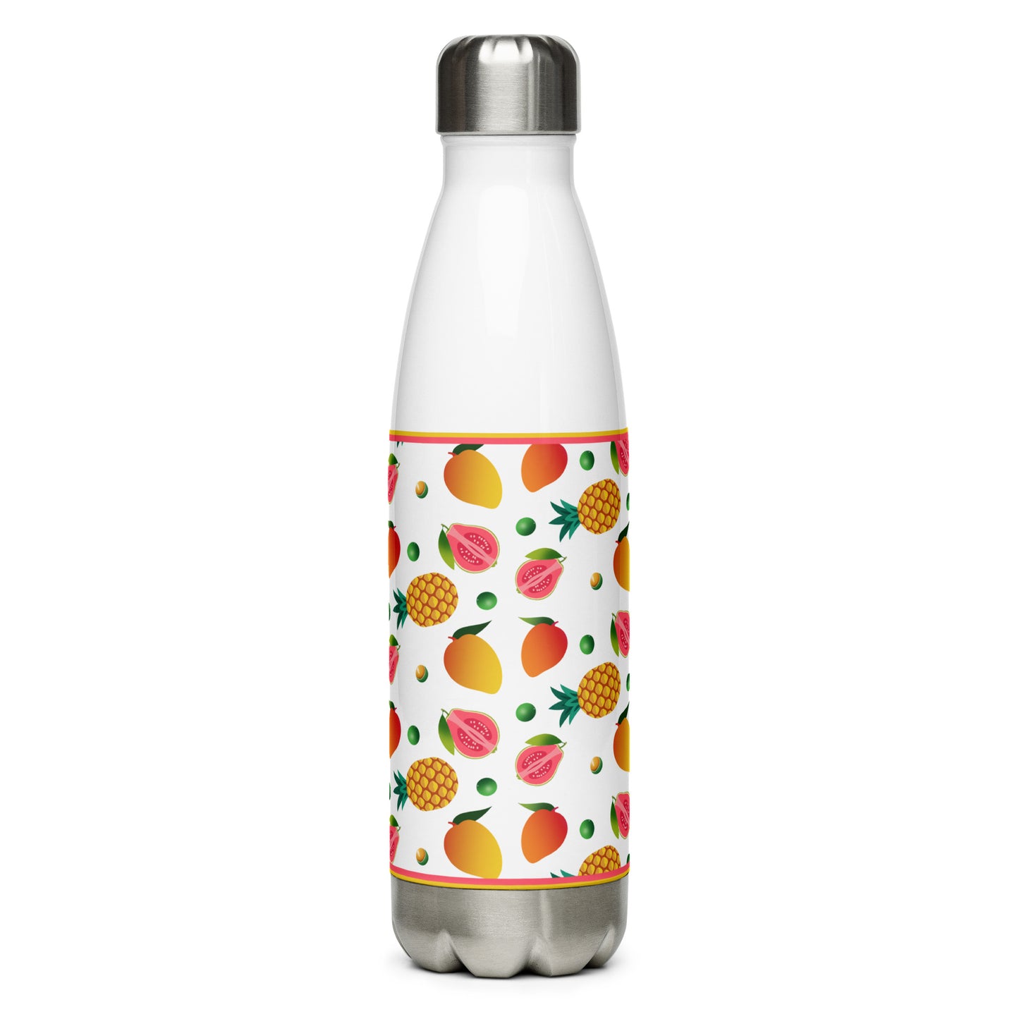 Tropical Fruit Stainless Steel Water Bottle