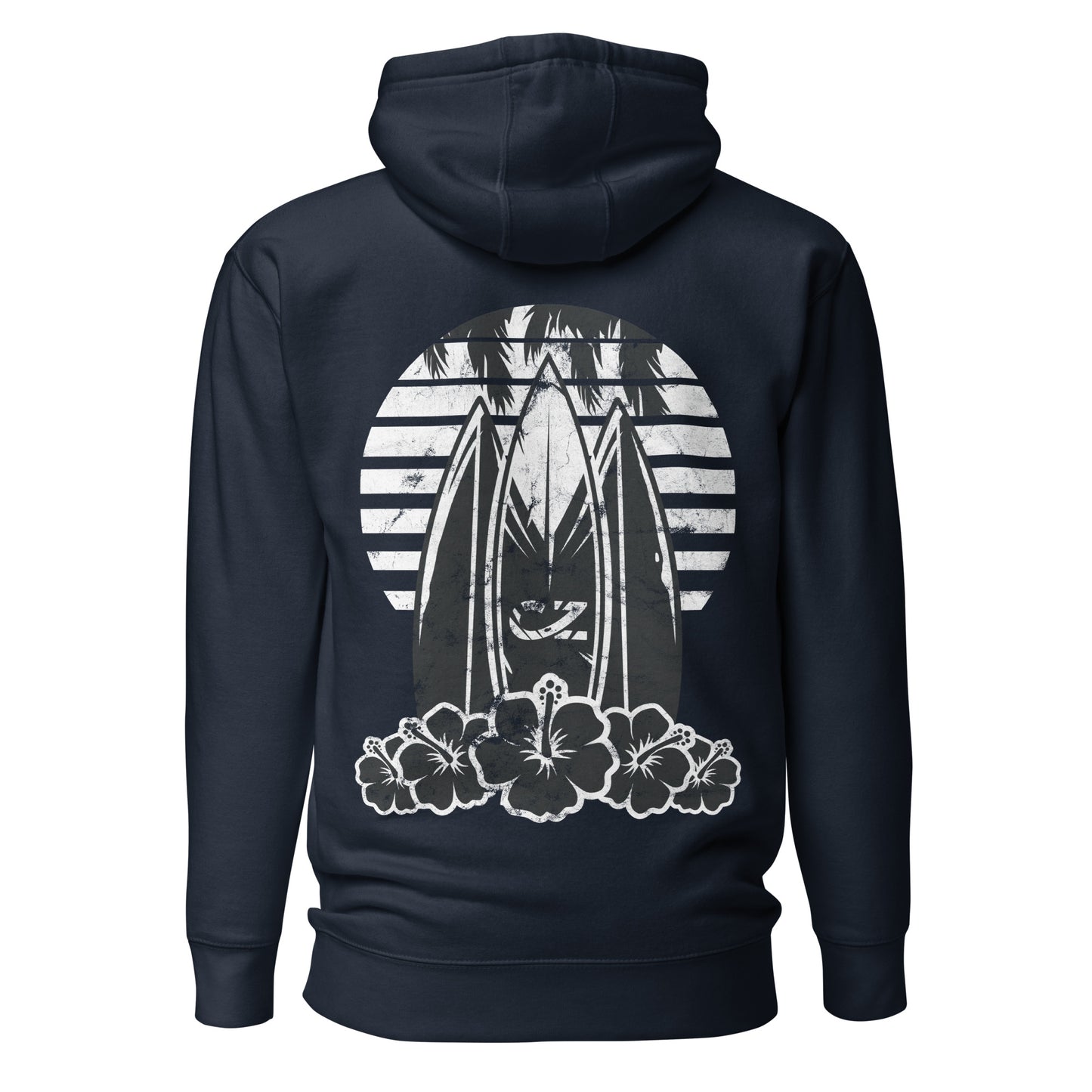 Surfboard & Sun Unisex Hoodie