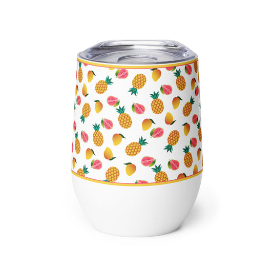 Tropical Fruit Wine tumbler