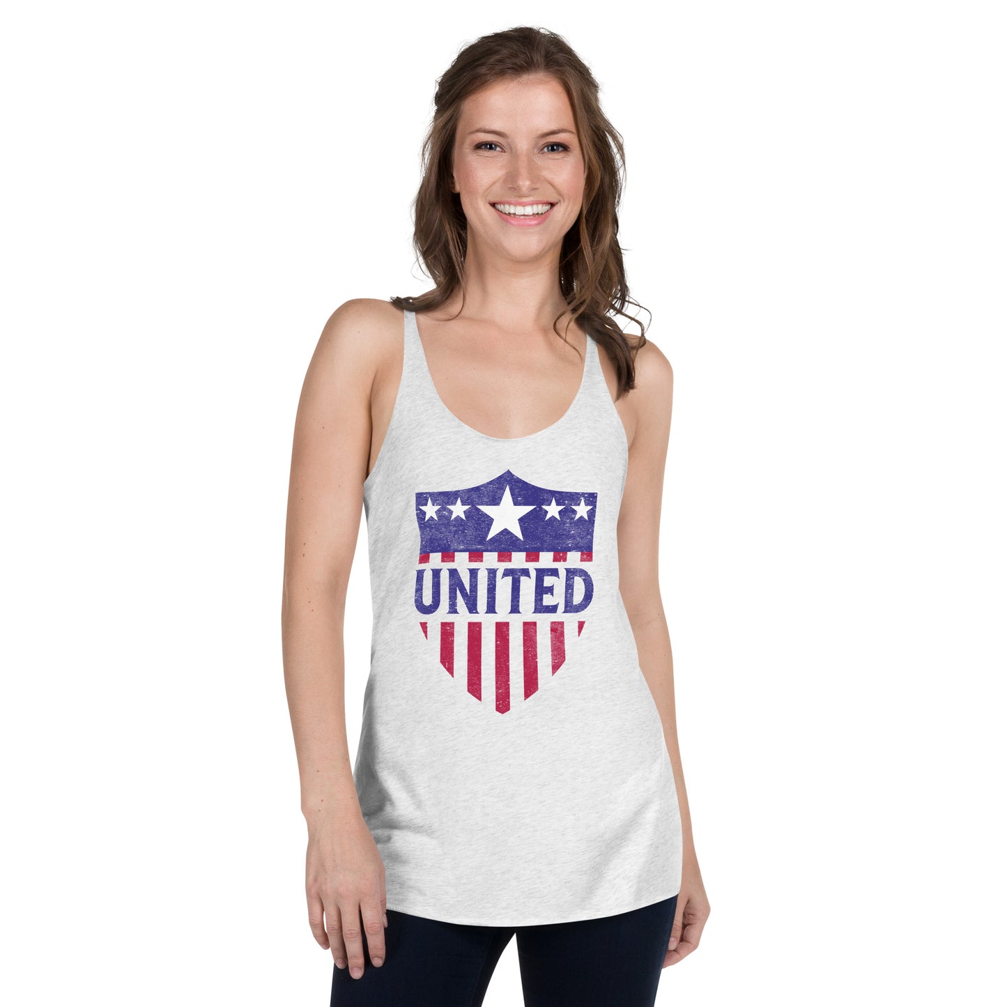 USA United Shield, Women's Shield Racerback Tank