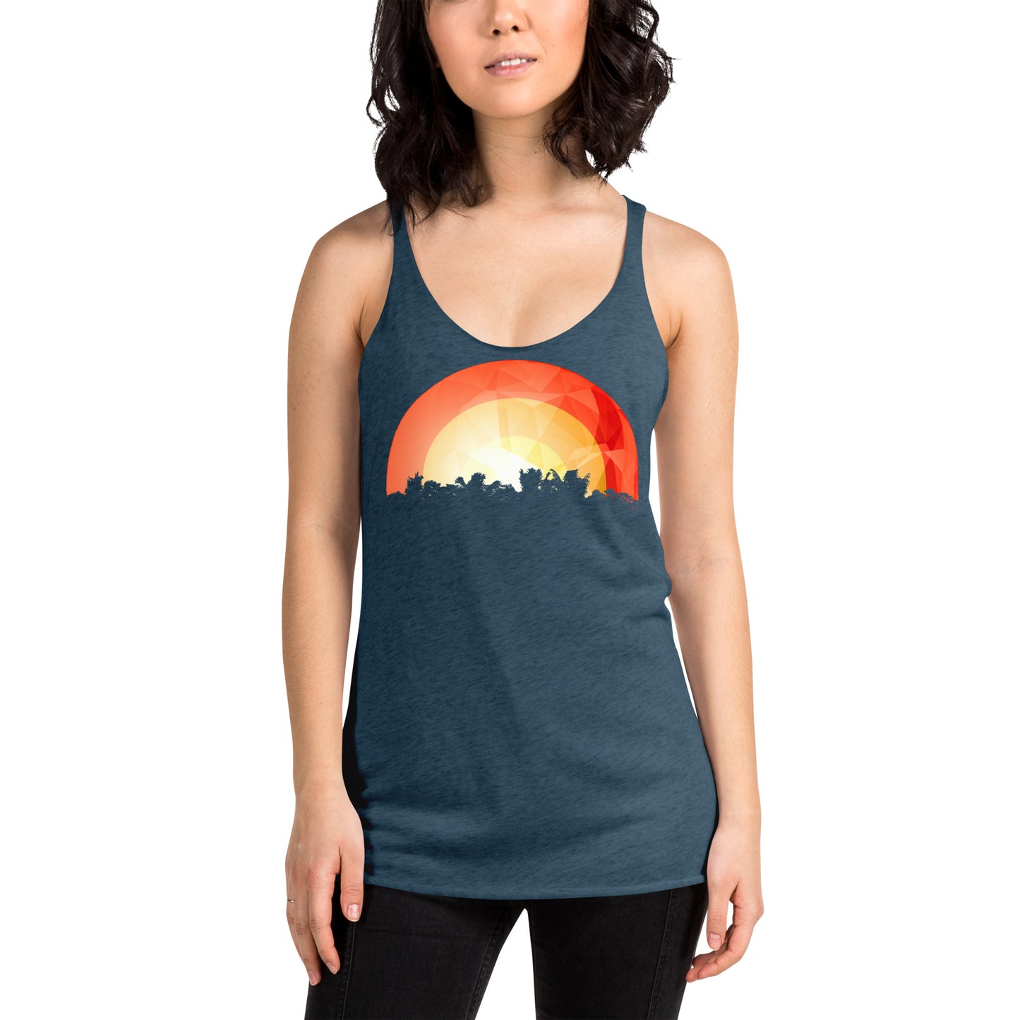 Jungle Rainbow Women's Racerback Tank