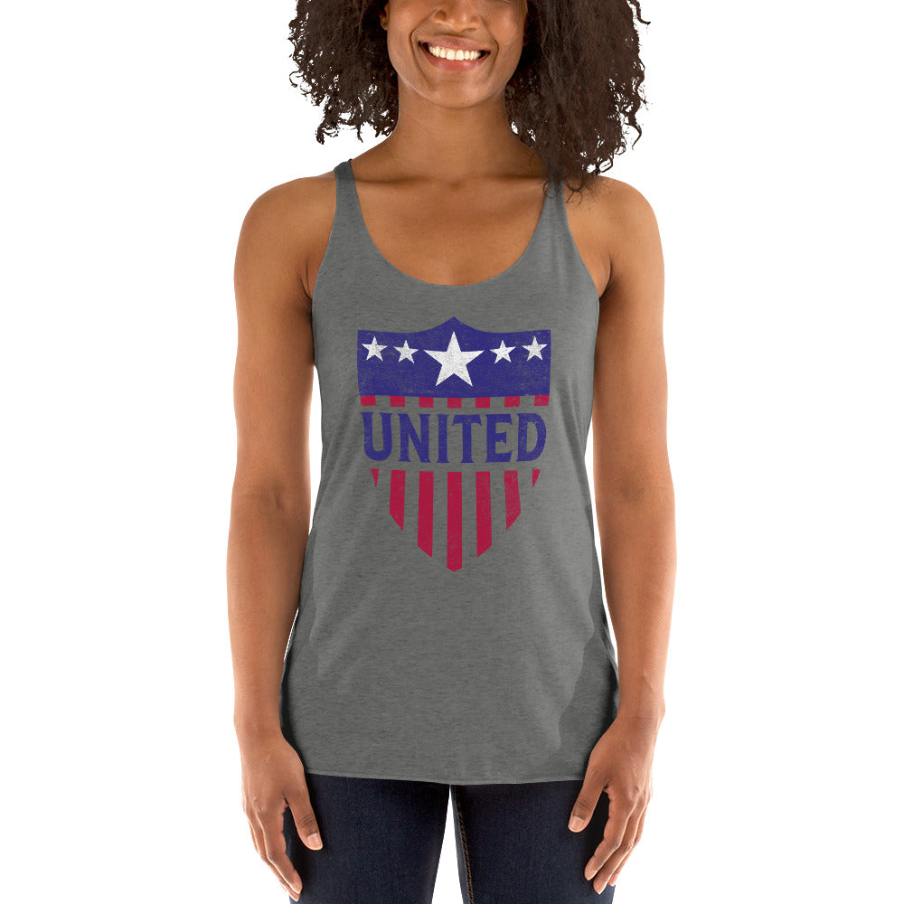 USA United Shield, Women's Shield Racerback Tank