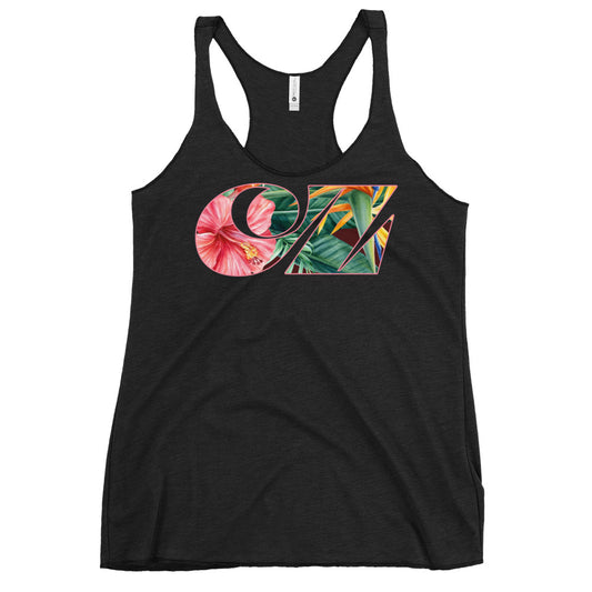 CZ Floral, Women's Racerback Tank