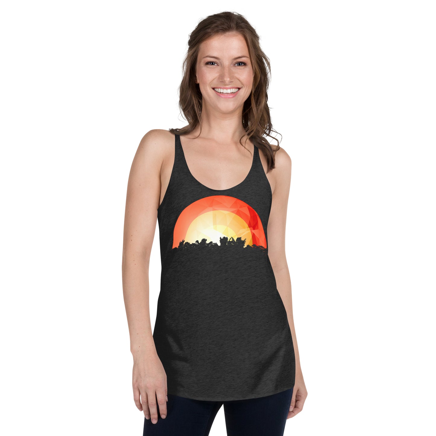 Jungle Rainbow Women's Racerback Tank