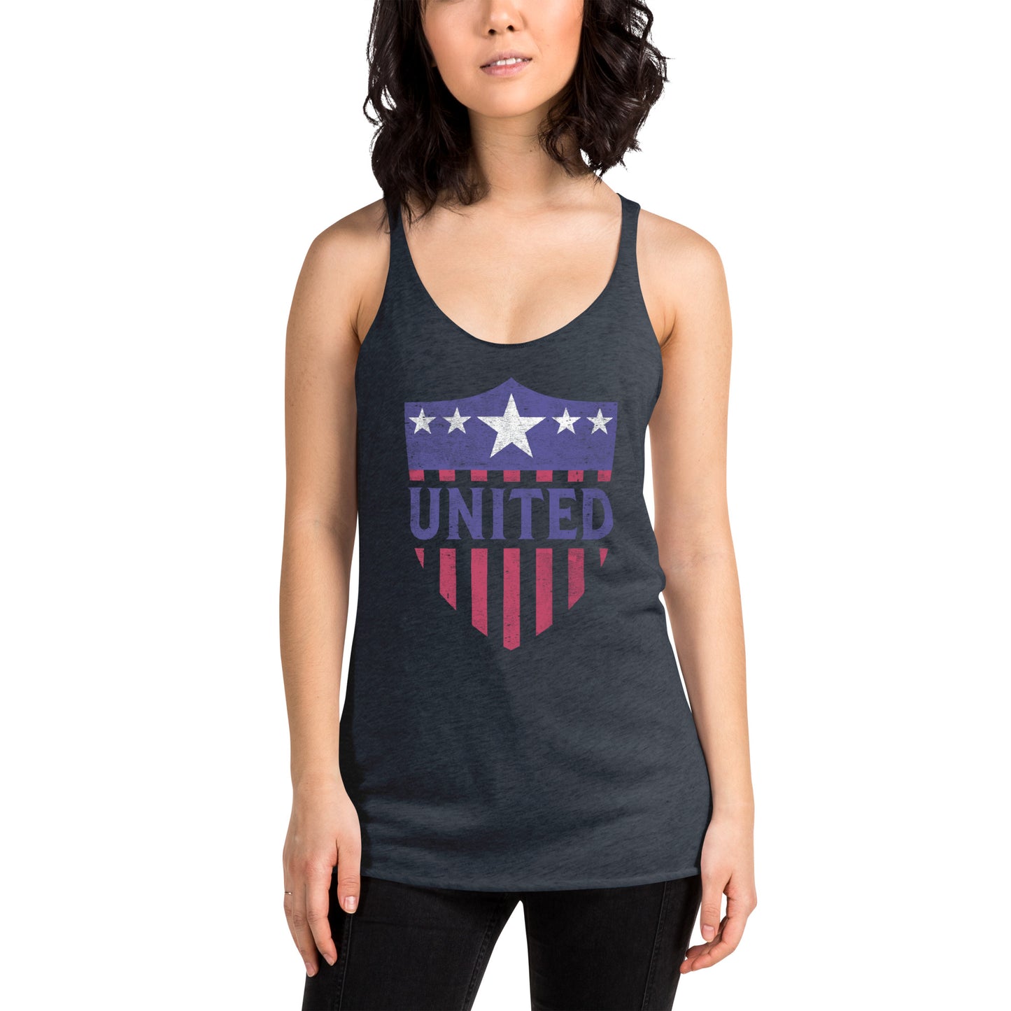 USA United Shield, Women's Shield Racerback Tank