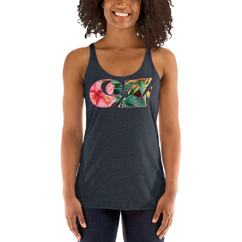 CZ Floral, Women's Racerback Tank