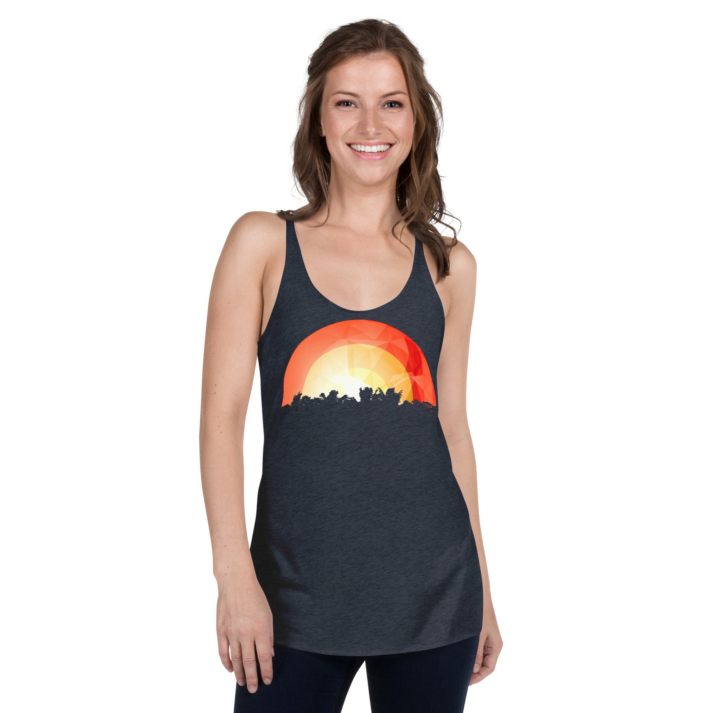 Jungle Rainbow Women's Racerback Tank