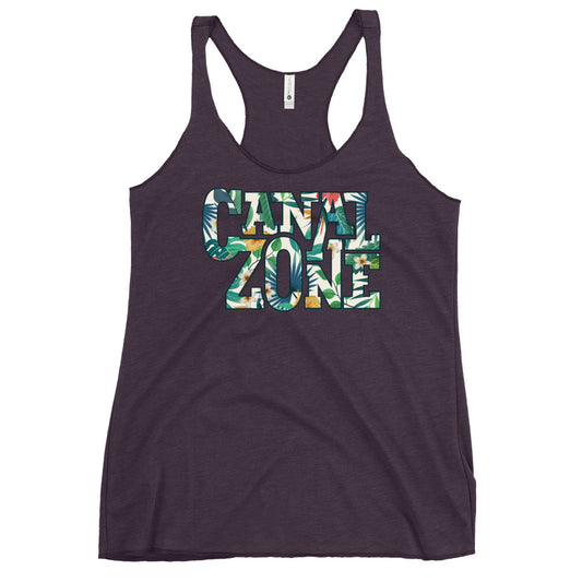 Canal Zone Tropics, Women's Racerback Tank