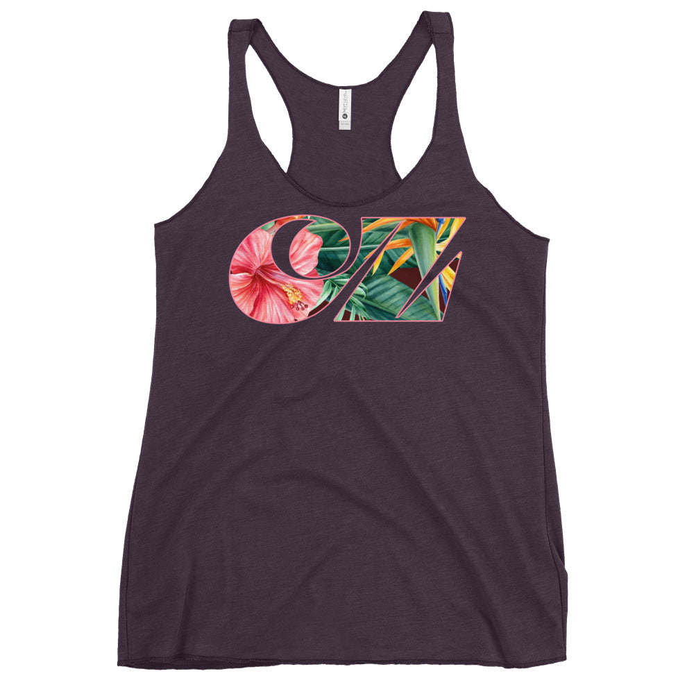 CZ Floral, Women's Racerback Tank