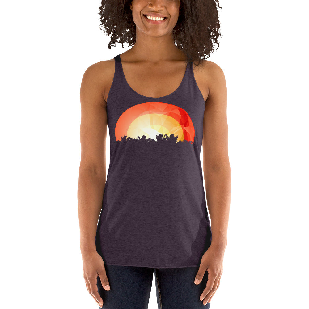 Jungle Rainbow Women's Racerback Tank